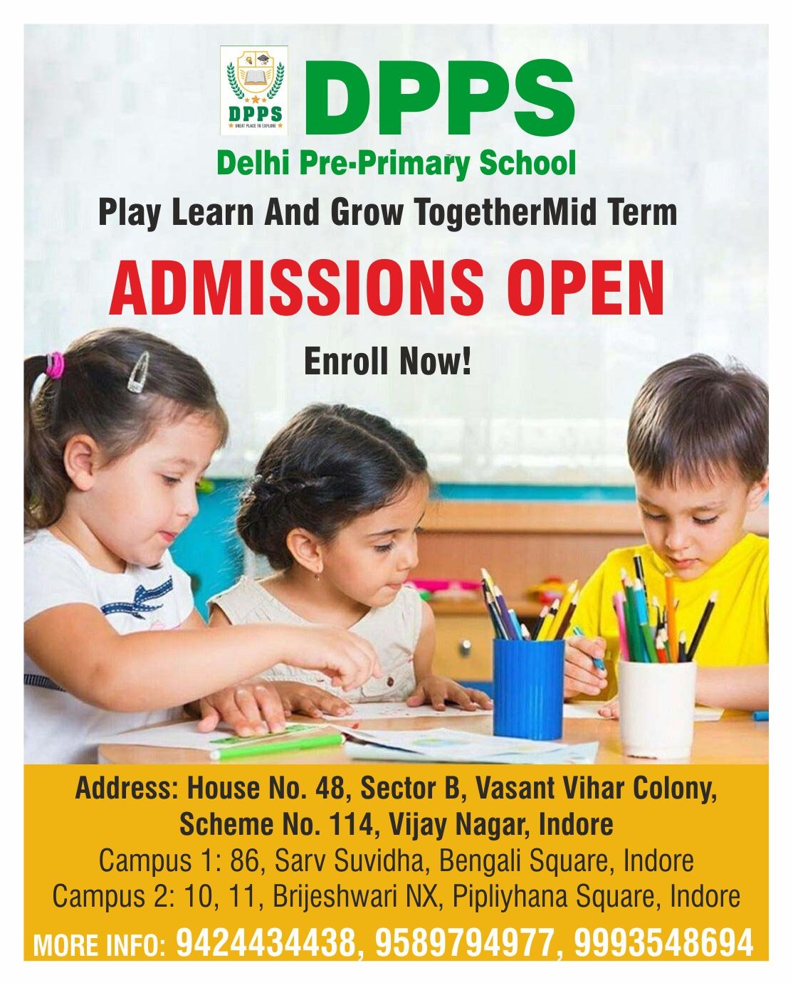 Mid Term Admission In Indore