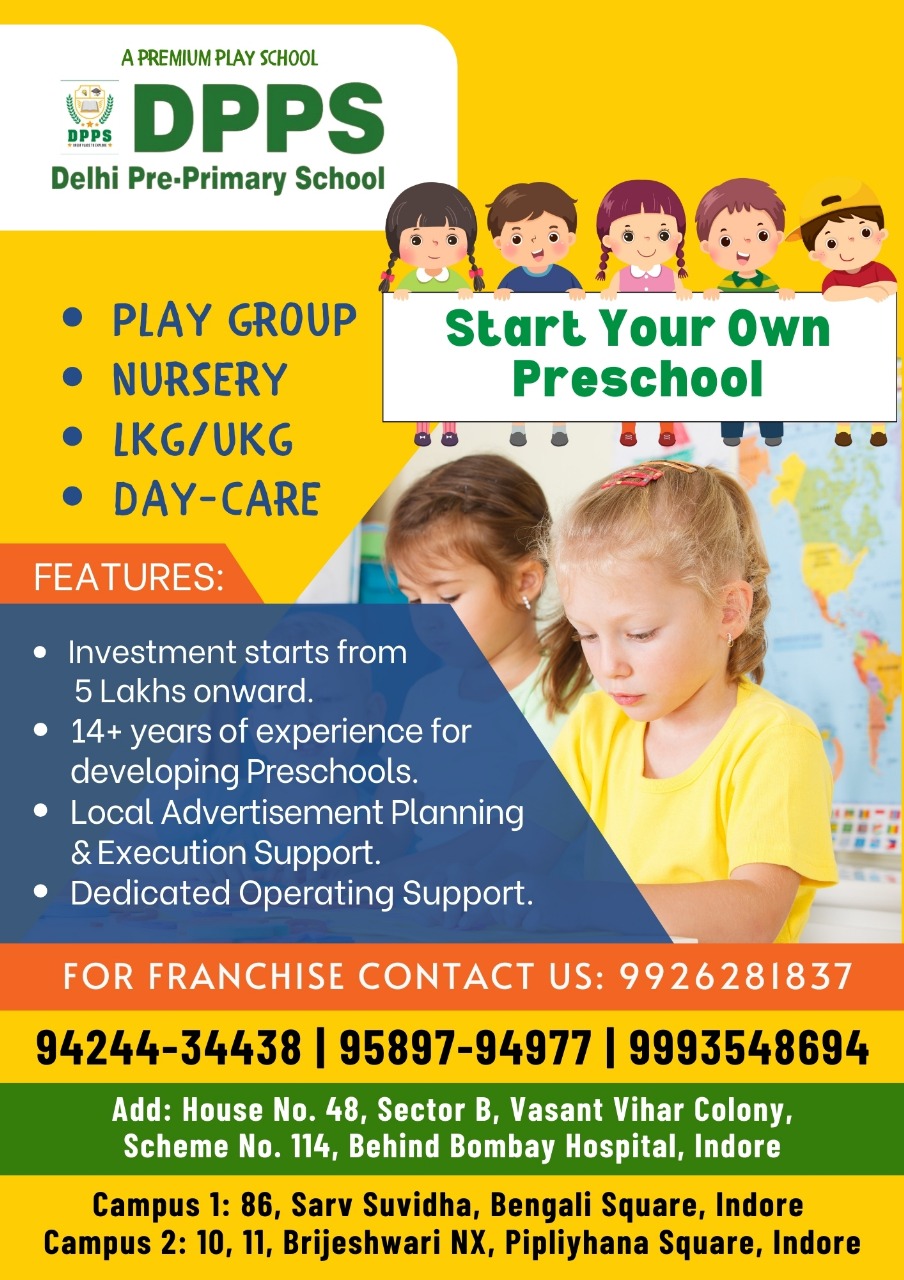 Best Pre Primary School Franchise in Indore