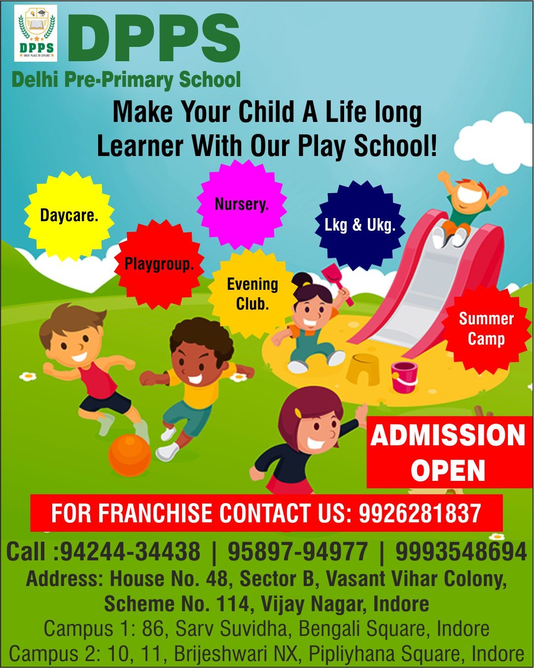 Best Nursery School in Indore